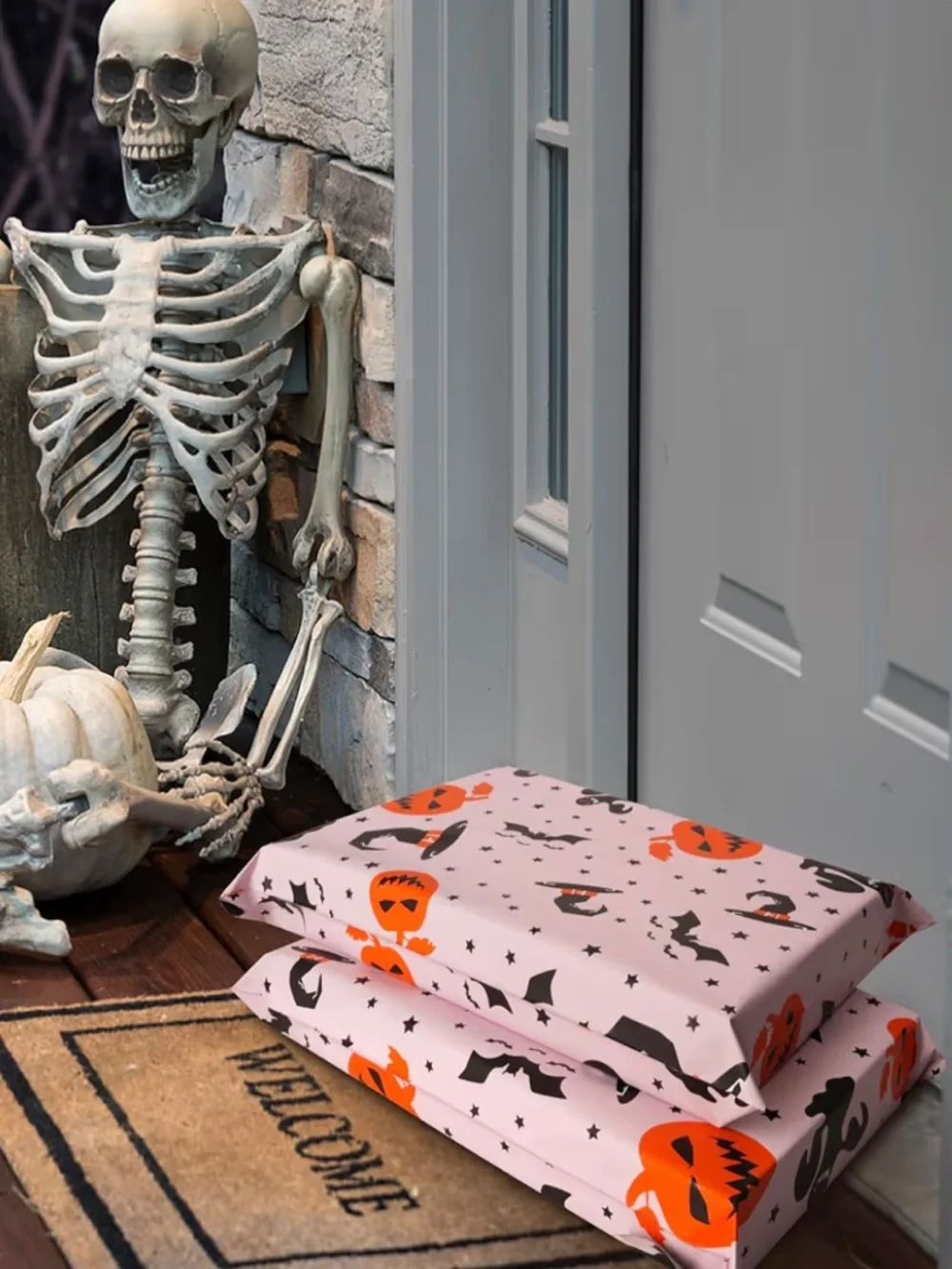 👻20 Pink Halloween Poly Mailers